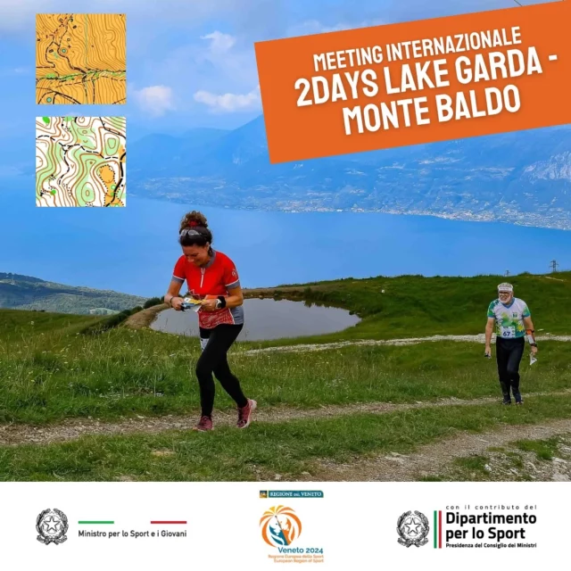 Il Meeting Internazionale 2Days Lake Garda - Monte Baldo 2024 è stato realizzato in parte con il contributo della Regione Veneto, costituito dalle risorse statali che le sono state assegnate dalla Presidenza del Consiglio dei Ministri con il DPCM del 13 settembre 2022.

PWT Italia è inoltre entusiasta di annunciare la 2^ edizione del Meeting Internazionale 2Days Lake Garda - Monte Baldo, una due giorni di orienteering che si svolgerà il 7 e 8 giugno 2025 nello scenario mozzafiato del Monte Baldo, nel comune di San Zeno di Montagna. Un’occasione unica per sfidarsi in un ambiente naturale spettacolare, tra i paesaggi incantevoli del Lago di Garda e le vette montane! Presto saranno disponibili le prime informazioni sulle gare e sugli eventi correlati, che arricchiranno ulteriormente questa esperienza.

@regioneveneto @venetosport2024 #orienteering